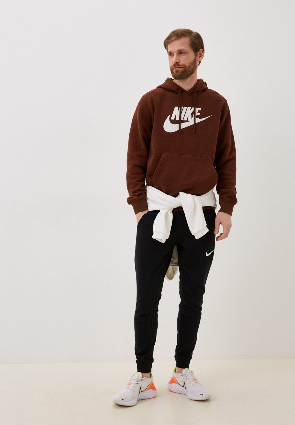 Худи Nike Hoodie NSW CLUB PO BB GX, цвет: коричневый, RTLACR842801 ...