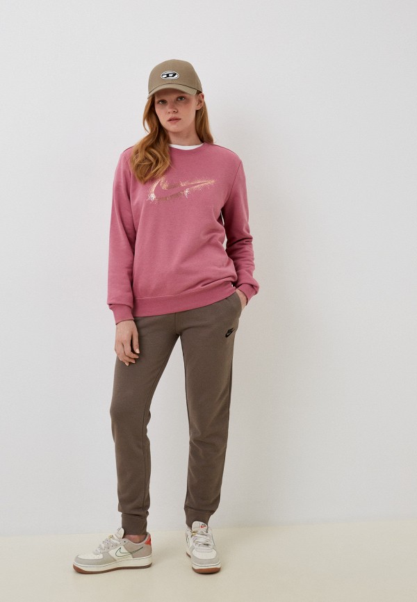 Nike Брюки спортивные - W NSW ESSNTL PANT REG FLC MR - фото 2