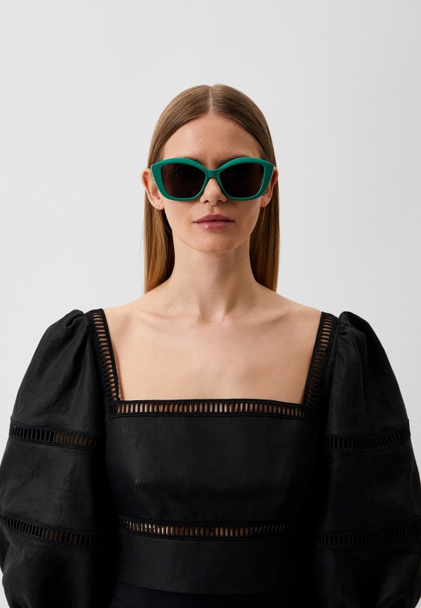 Очки солнцезащитные Karl Lagerfeld KL6102S 300, цвет: зеленый ...