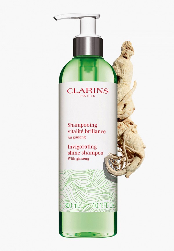 Шампунь Clarins тонизирующий, Shampooing vitalite brillance, 300 мл, цвет:  прозрачный, RTLACR944401 — купить в интернет-магазине Lamoda