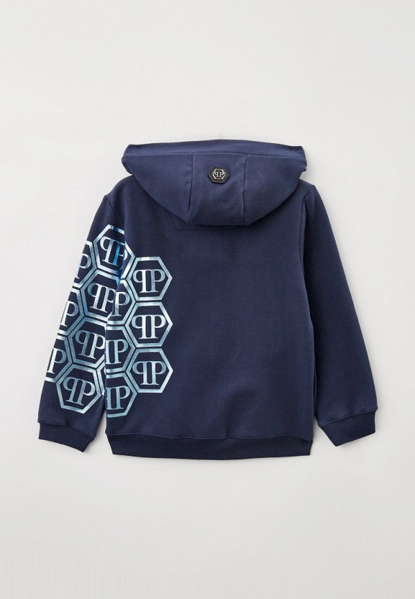 Толстовка Philipp Plein, цвет: синий, RTLACR969101 — купить в интернет ...