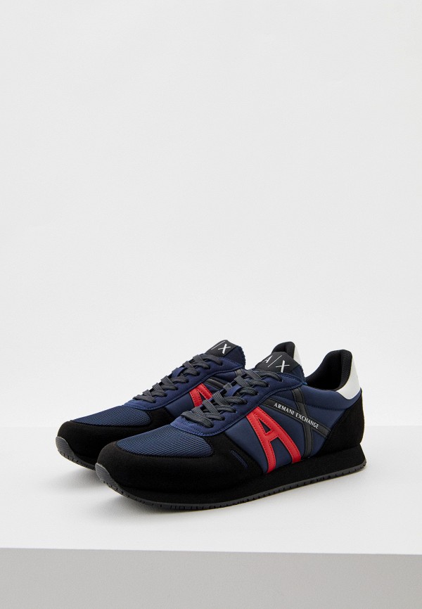 Кроссовки Armani Exchange, цвет: синий, RTLACS114001 — купить в ...