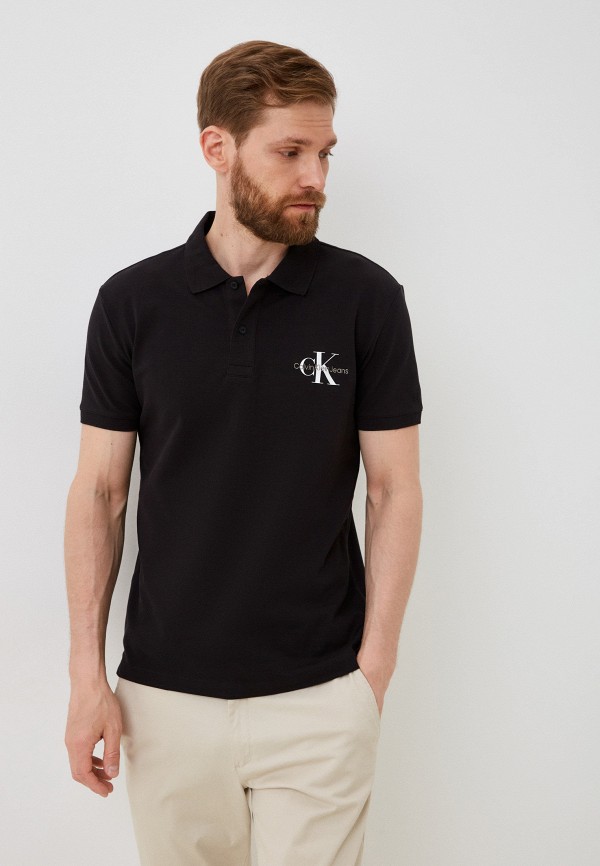 Поло Calvin Klein Jeans, цвет: черный, RTLACS343301 — купить в интернет ...