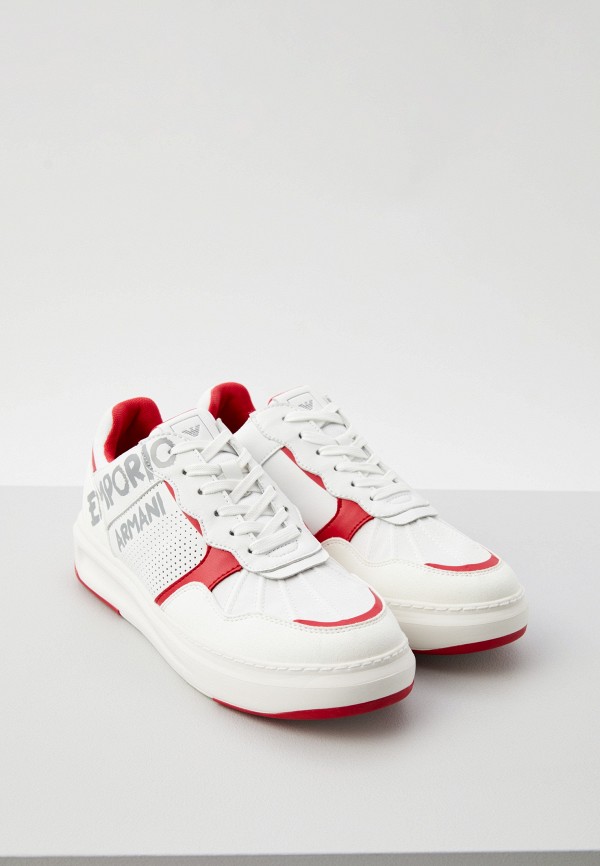 Кеды Emporio Armani, цвет: белый, RTLACS462601 — купить в интернет ...