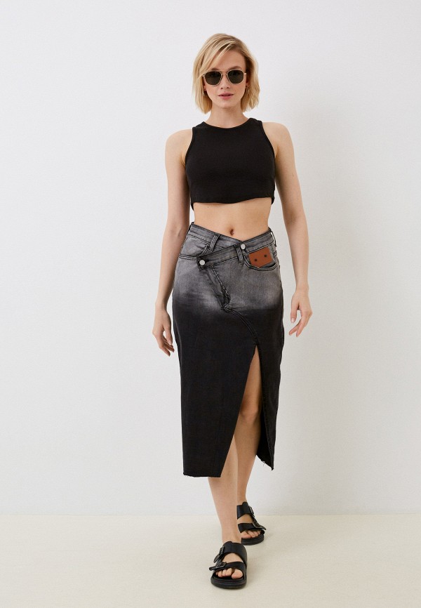 UnicoModa Юбка джинсовая - фото 2