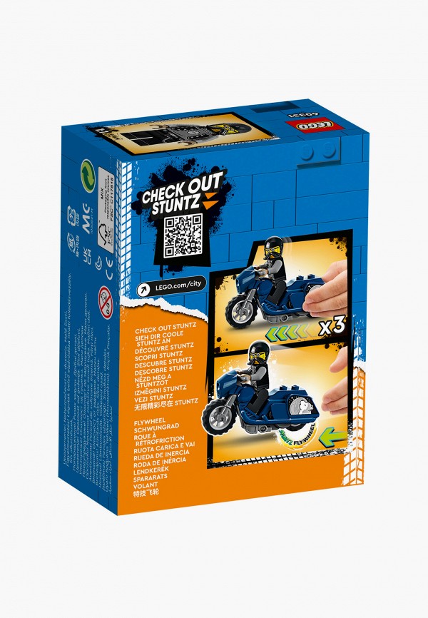 LEGO Конструктор City - "Туристический трюковой мотоцикл", 10 элементов - фото 2