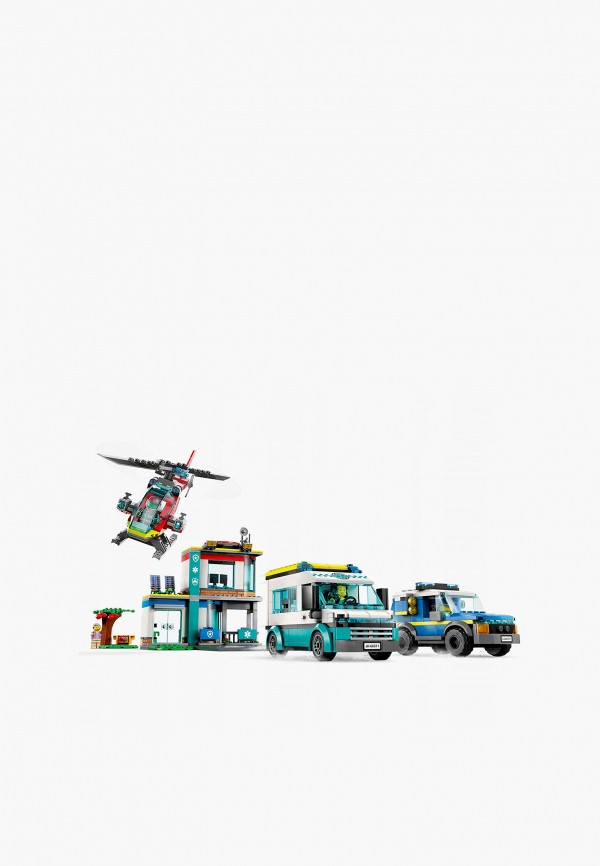 LEGO Конструктор City - Конструктор LEGO CITY "Штаб аварийных транспортных средств" - фото 4