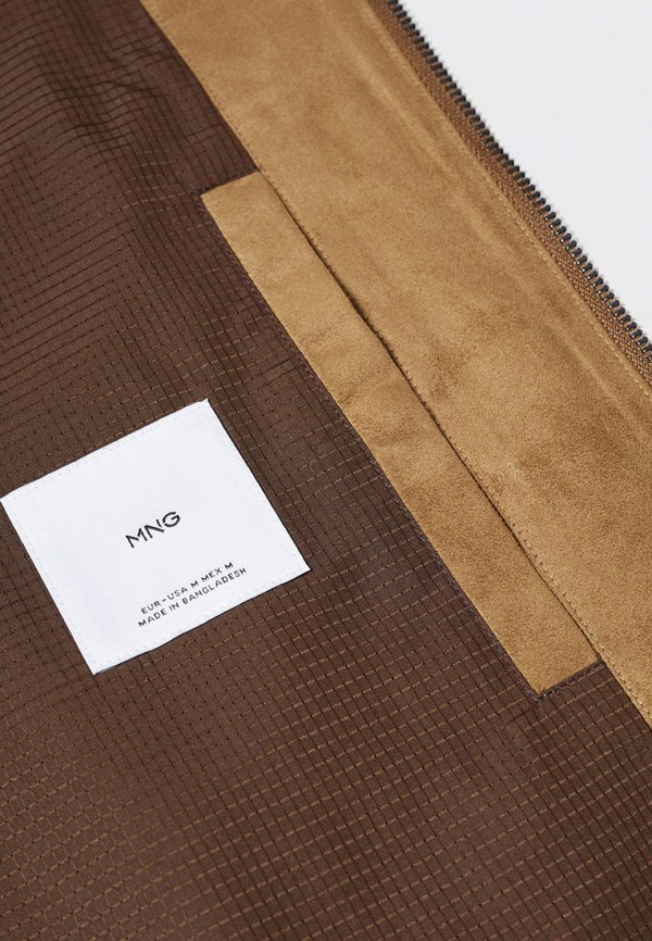 Mango Man Куртка кожаная - BERO - фото 4