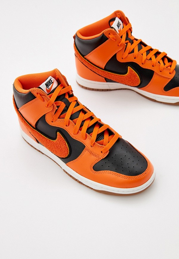 Кеды Nike Nike Dunk High University, цвет: оранжевый, RTLACT576701 — купить  в интернет-магазине Lamoda