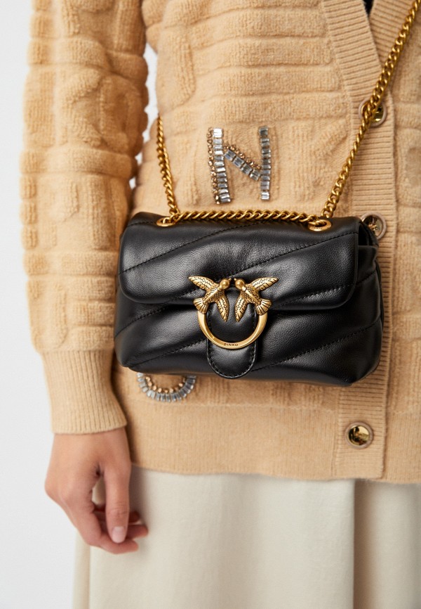 Сумка Pinko, цвет: черный, RTLACU061101 — купить в интернет-магазине Lamoda