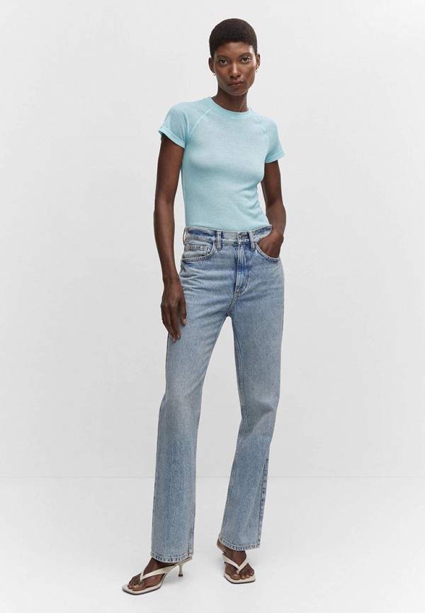 Mango Футболка - AZUL - фото 2