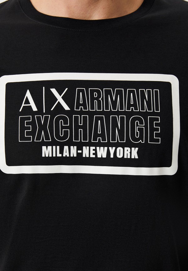 Футболка Armani Exchange, цвет: черный, RTLACU597801 — купить в ...