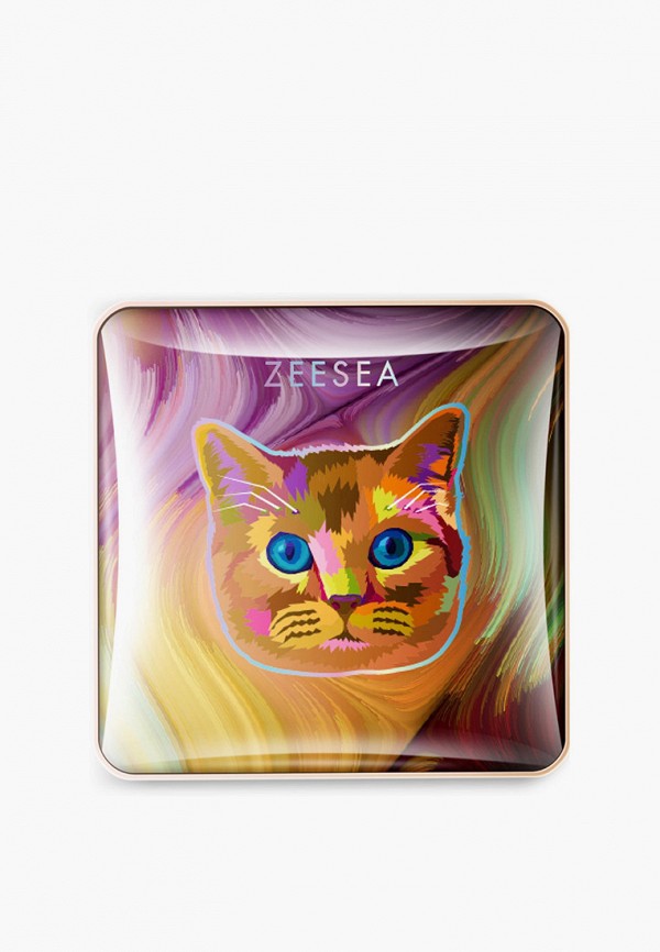 Zeesea Палетка теней для век - TIPSY KITTY Eyeshadow Quad, тон 01 Milk Tea / Молочный Чай, 3.5 г - фото 2
