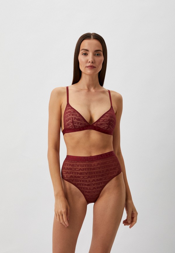 Бюстгальтер Stella McCartney, цвет: бордовый, RTLACU614201 — купить в ...