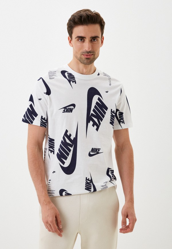 Футболка Nike M NSW TEE CLUB SSNL AOP, цвет: белый, RTLACU650701 ...