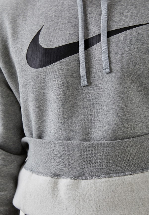 Худи Nike M NSW REPEAT SW FLC PO HOOD BB, цвет: серый, RTLACU651801 ...