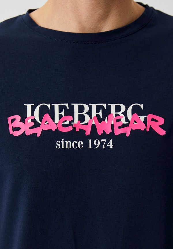 Футболка Iceberg, цвет: синий, RTLACU711502 — купить в интернет ...