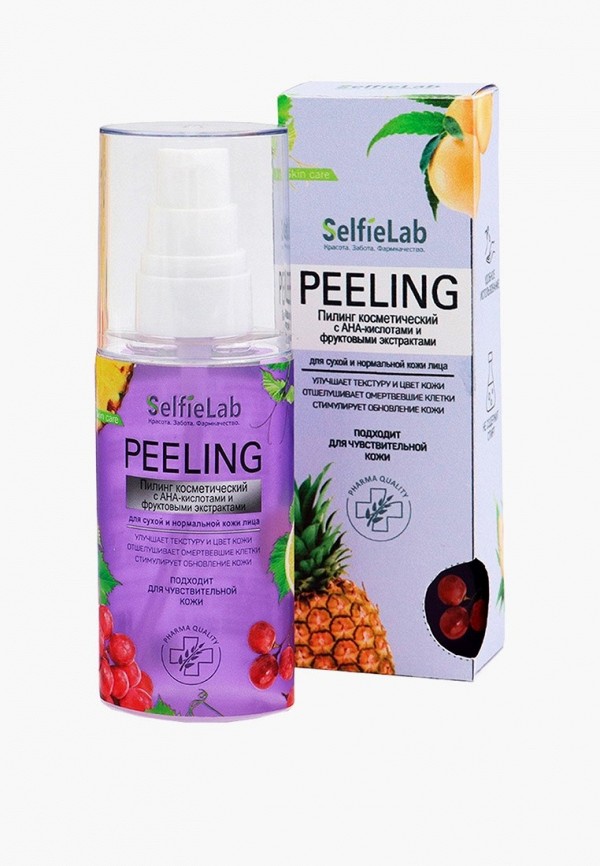 Selfielab Пилинг для лица - - сухая и нормальная кожа, с АНА-кислотами и фруктовыми экстрактами, 60 мл - фото 1