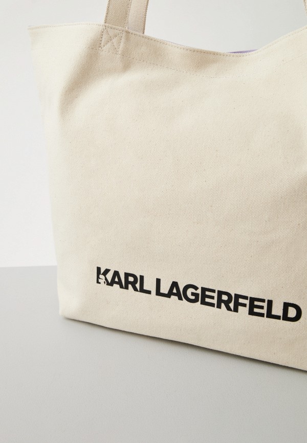 Сумка Karl Lagerfeld, цвет: бежевый, RTLACV048701 — купить в интернет ...