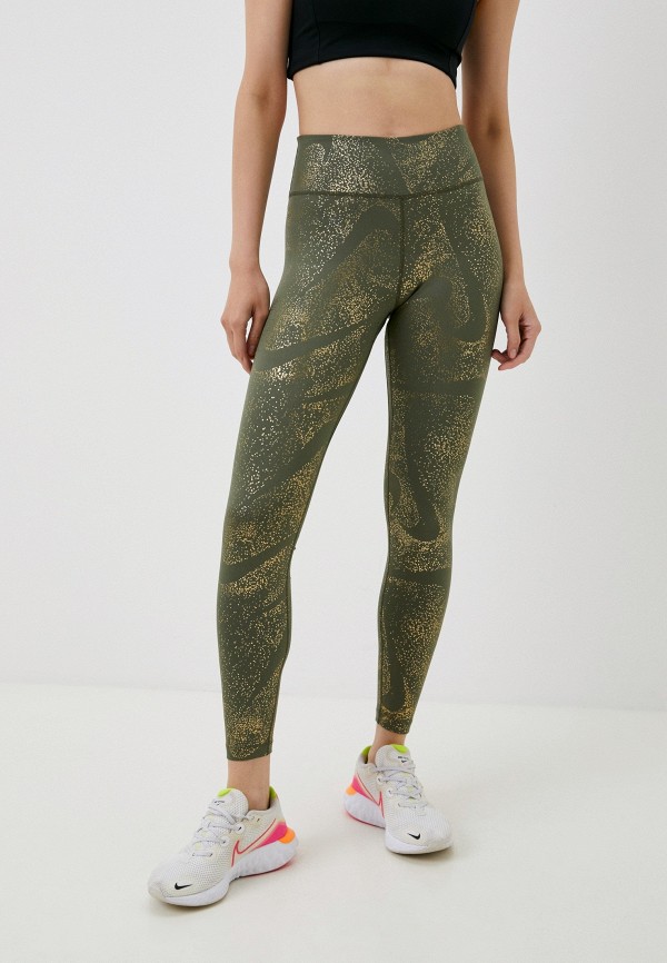 Nike Тайтсы - W NK ONE DF MR TGHT AOP - фото 1