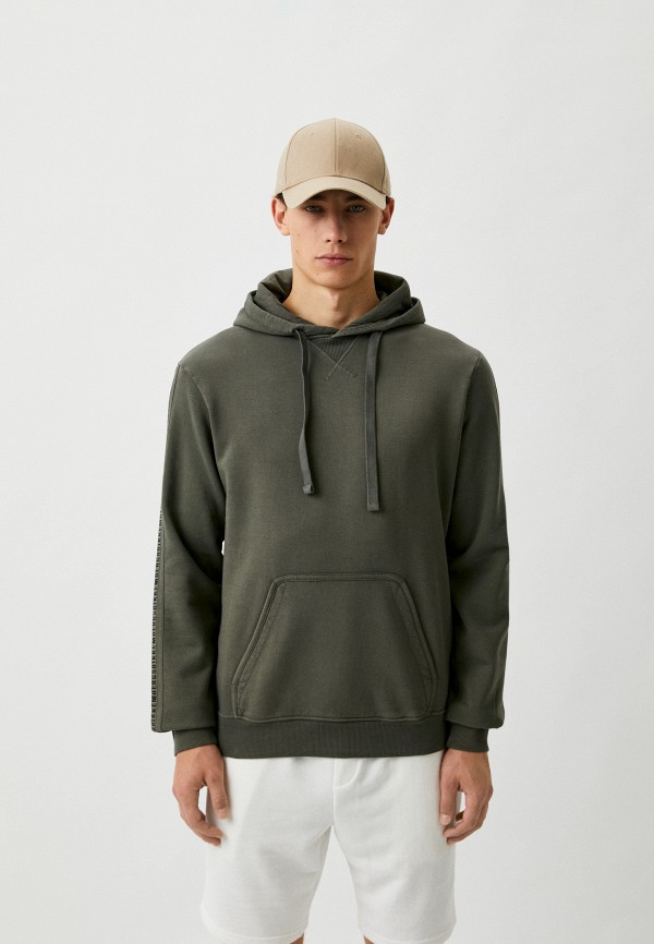 Худи Bikkembergs, цвет: хаки, RTLACV403301 — купить в интернет-магазине ...
