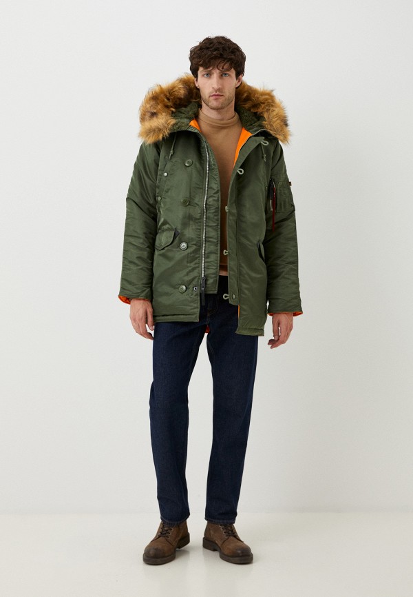 Alpha Industries Парка - Slim Fit N-3B - фото 2