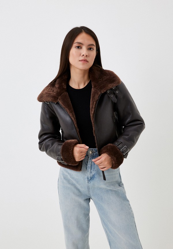 Дубленка Alpha Industries Aviator, цвет: коричневый, RTLACV454701 ...