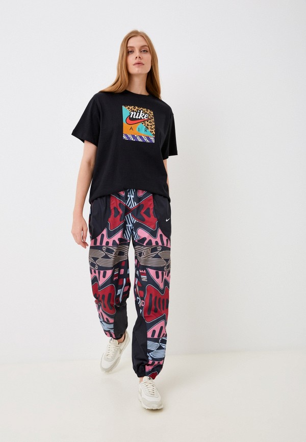 Nike Брюки спортивные - Wmns NSW AOP High-Rise Woven Jogger - фото 2