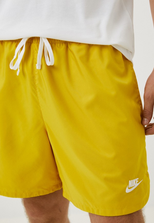 nike yellow mens shorts
