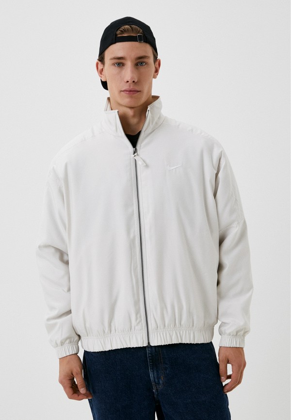 Nike Solo Swoosh Satin Bomber Jacket RTLACV570601 Lamoda
