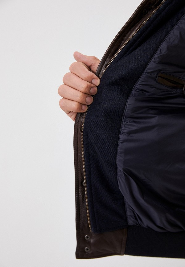 Blouson Куртка кожаная утепленная - фото 4