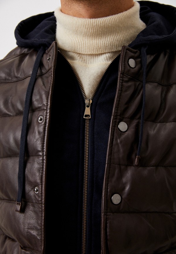 Blouson Куртка кожаная утепленная - фото 5