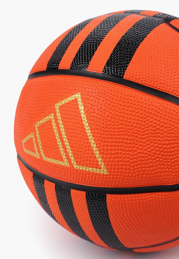 Мяч баскетбольный adidas 3S Rubber X3, цвет: оранжевый, RTLACV866401 ...