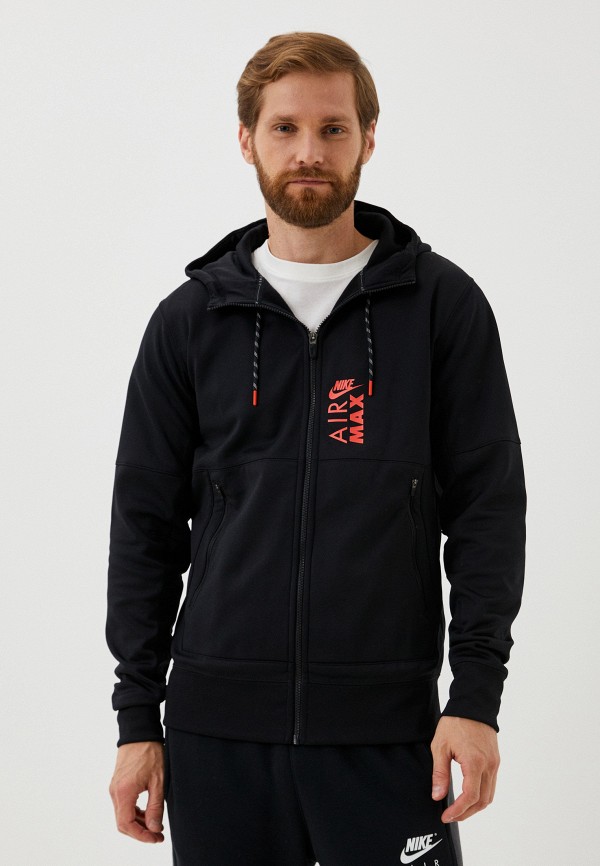 Nike air max hoodie black hot sale
