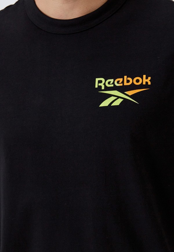 Футболка Reebok GRADIENT VECTOR SS TEE, цвет: черный, RTLACV921701