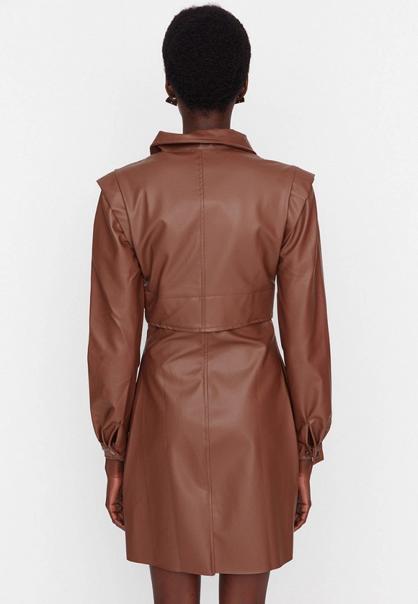 Trendyol Платье кожаное - фото 2