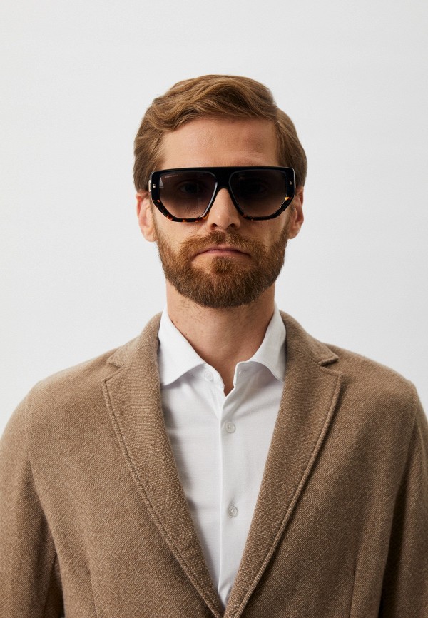 Очки солнцезащитные Dsquared2 D2 0088/S WR7, цвет: коричневый ...