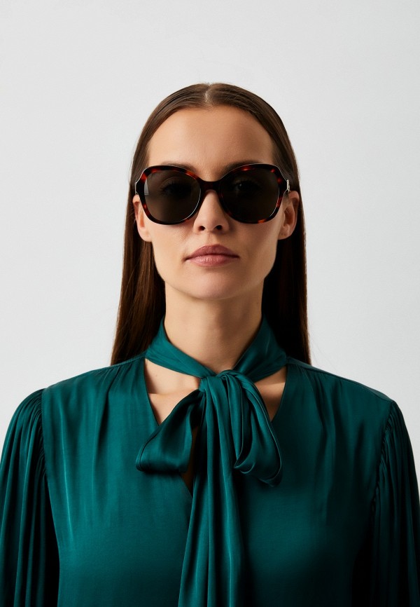 Очки солнцезащитные Love Moschino MOL059/S 05L, цвет: коричневый ...