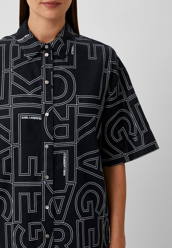 Рубашка Karl Lagerfeld, цвет: черный, RTLACW290701 — купить в интернет ...