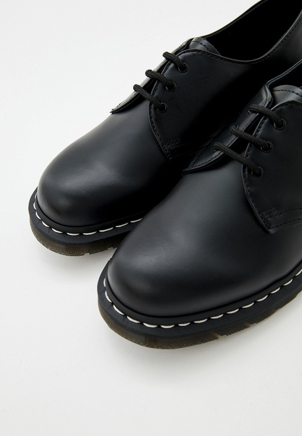 Ботинки Dr. Martens 1461 Ws Black Smooth, цвет: черный, RTLACW377802 —купить в интернет-магазине Lamoda