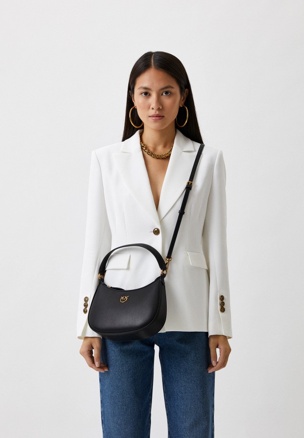 Сумка Pinko, цвет: черный, RTLACW402201 — купить в интернет-магазине Lamoda