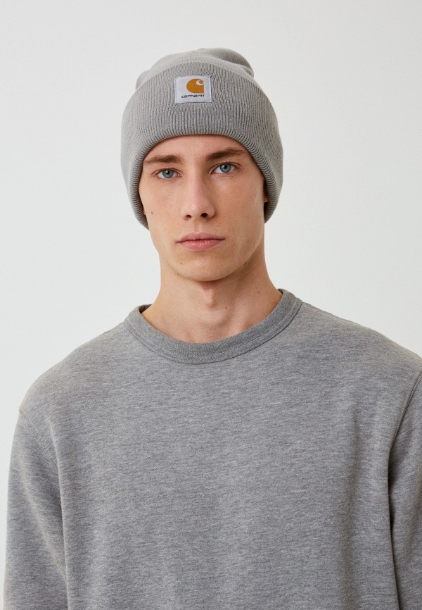 Шапка Carhartt WIP, цвет: серый, RTLACW409001 — купить в интернет ...
