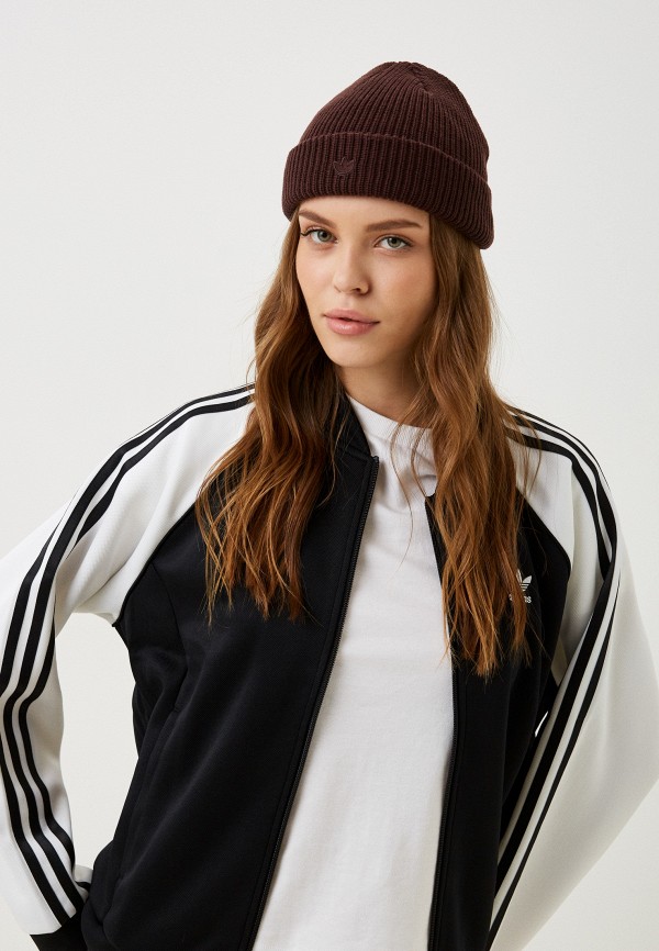 Шапка adidas Originals SHORT BEANIE, цвет: коричневый, RTLACW694401 ...
