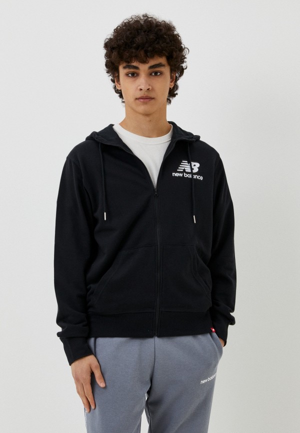 New Balance Толстовка - NB Essentials Stacked Full Zip Hoodie - фото 1