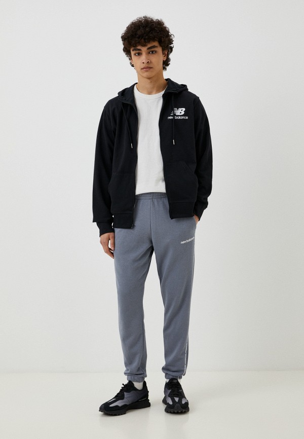 New Balance Толстовка - NB Essentials Stacked Full Zip Hoodie - фото 2