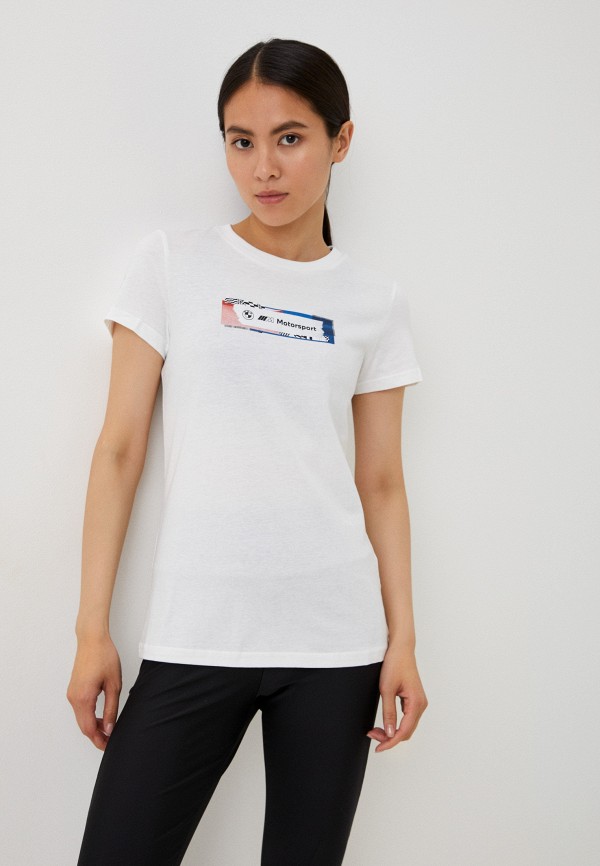 Футболка PUMA BMW MMS WMN Statement Tee, цвет: белый, RTLACX036701 ...