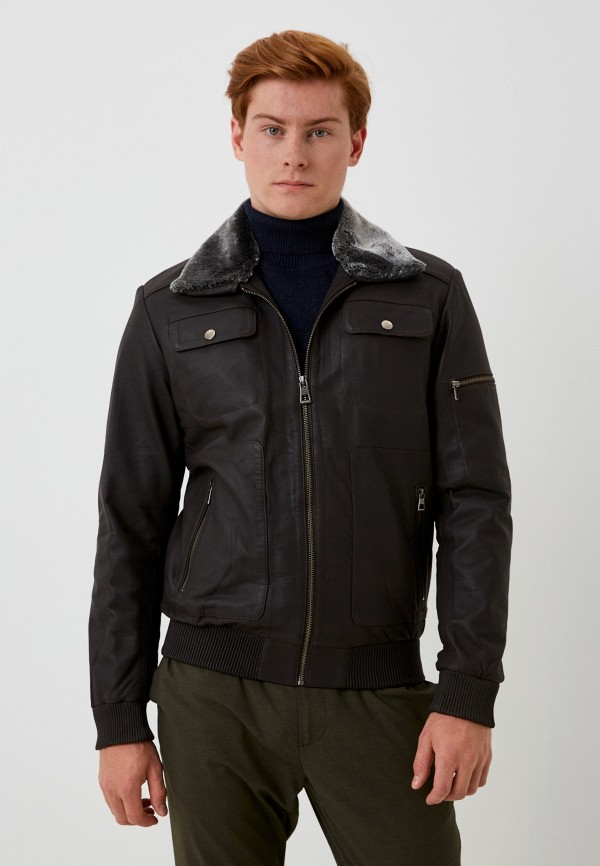 Basics & More Куртка кожаная - фото 1