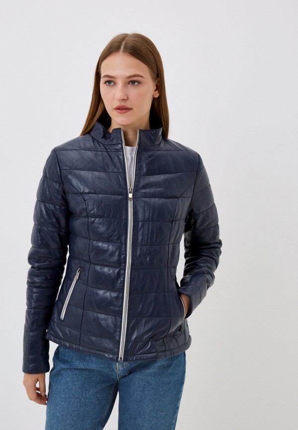 Basics & More Куртка кожаная утепленная - фото 1