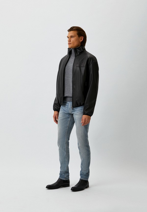 Armani Exchange Куртка кожаная утепленная - фото 2