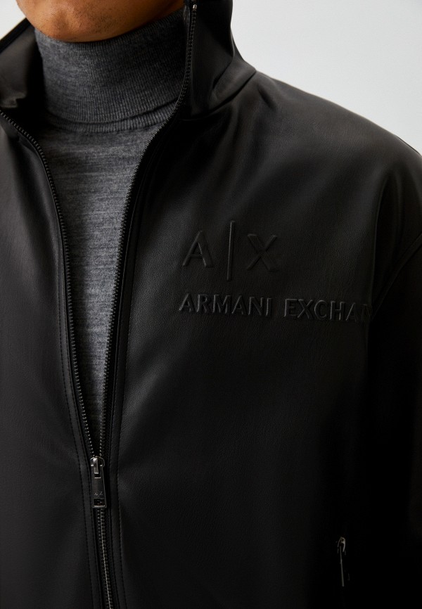 Armani Exchange Куртка кожаная утепленная - фото 5